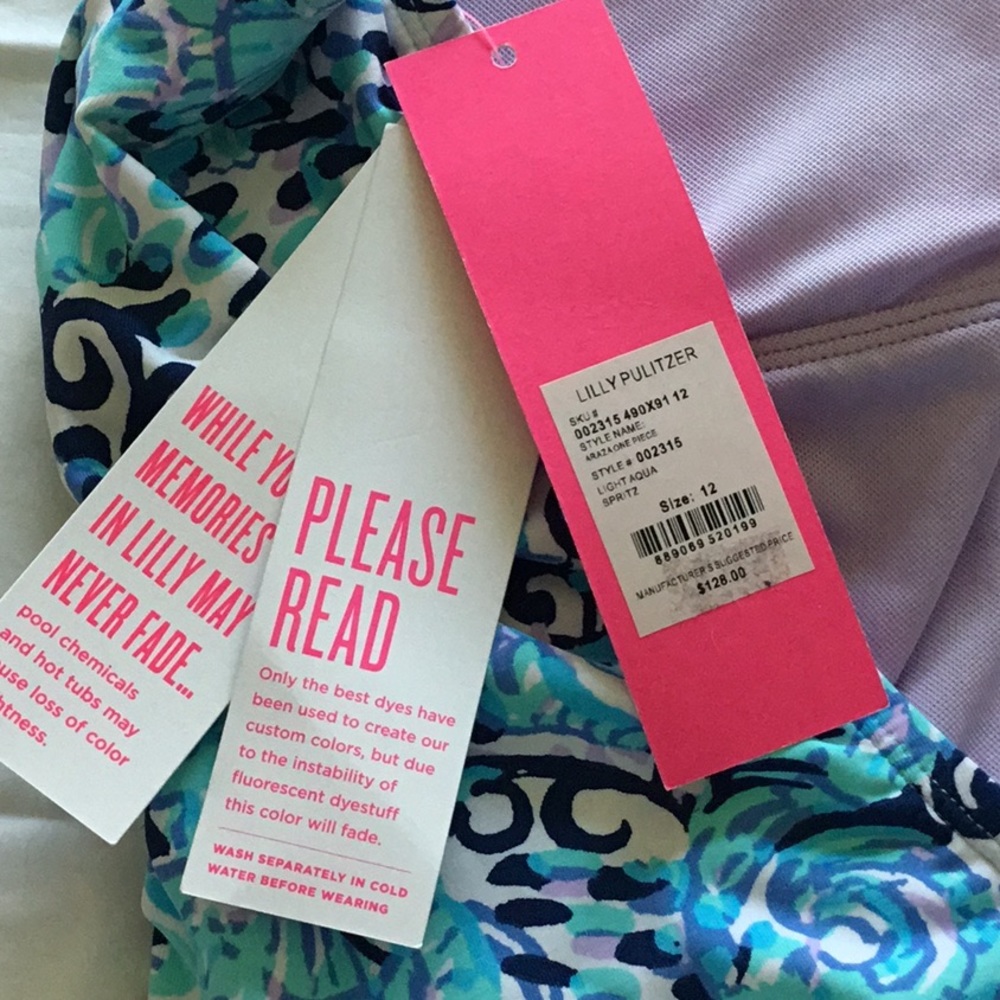 NWT lilly Pulitzer one piece bathing suit - Picture 3 of 3